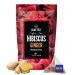 BLUE TEA - Hibiscus Ginger Herbal Tea - 60 Tea Bags || CAFFEINE FREE || Hibiscus - Ginger | Detox - Soothing | Vegan - Gluten Free - Non-GMO | Eco-Conscious Ziplock Pouch