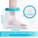 Waterproof Foot Shower Protector for Cast - Reusable Cover for Toe, Ankle, Leg Wound - Keep Foot Dry - Ideal for Showering - Buy Online on GoSupps.com