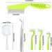 TOYMIS 6pcs Tick Removal Tool Tick Remover for Dogs Cats and Humans Convenient Tick Remover Plastic with Tweezers Comb and Magnifying Glass - Buy Online on GoSupps.com