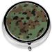 Camouflage Mini Round Pill Box - 3 Compartment Travel Organizer for Home & Office | Portable Medicine Case - Buy Online on GoSupps.com