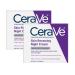 CeraVe Night Cream for Face | 2 Pack (1.7 Ounce Each) | Skin Renewing Night Cream with Hyaluronic Acid & Niacinamide | Fragrance Free