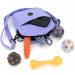 COOWONE Dogelackerli Bag - Soft Cord Dog Training Treats & Toys Pocket with Feces Bag Dispenser | Purple | International Shipping Available - Buy Online on GoSupps.com