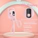 ATTEASAY Heated Eyelash Curler | 3 Heat Modes, LCD Display, USB Rechargeable - Pink - Buy Online on GoSupps.com