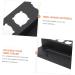 Outanaya Curling Iron Rack Hair Curler Wall Rack Curler Holder for Salon Kickstand Stainless Steel Black - Buy Online on GoSupps.com