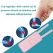 Bio-Rizinus Oil Set | Reusable Carrier & Ripening Oil Packs | Waterproof Compress Pad Kit for Knees Legs & Calf - Pink - Buy Online on GoSupps.com