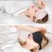 2-Pack Silk Sleep Masks | 100% Mulberry Silk Eye Masks for Women & Men | Premium Black Sleeping Blindfolds - Buy Online on GoSupps.com