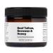 Tallow and Honey Balm 100% Grass Fed Beef Tallow Moisturiser with Beeswax & Honey Face & Body Moisturizer 2 oz Beef Tallow Skin Care Nourishing and Hydrating