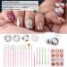 Nail Art Kit Nail Art Tools Kit DIY Nail Art Nail Art Polish Pen Tin Foil Paper - Buy Online on GoSupps.com