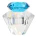 FRCOLOR 1Pc nail art crystal cup dappen dish with lid diamond dappen dish monomer cups for acrylic nails crystal nail cup Crystal Dappen Dish cups glass manicure White crystal small plate 5.5x5.5cm Blue