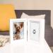 Pearhead 83017 Pawprints Desk Frame - White Frame & Ink | Perfect Pet Keepsake for International Shipping - Buy Online on GoSupps.com