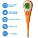 Mabis DMI 8-Second Ultra Premium Digital Thermometer - Fast Accurate & Stylish Orange | Ship Internationally - Buy Online on GoSupps.com