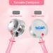 SCIAN Dual Head Stethoscope - Pearlescent Pink for Nurses & Adults | Classic Stainless Steel Medical Kit with Free Accessories & Case - Buy Online on GoSupps.com