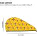 Hair Towel Wrap - Quick Drying Towel Turban with Button | Mardi Gras Crayfish & Fleur De Lis Design - Buy Online on GoSupps.com