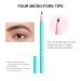 2-in-1 Eyebrow Pencil - Micro-Fork Liquid & Ultra-Fine Dual-Ended Brow Pen for Precise Definition - Perfect Eye Makeup Gift for Women - Buy Online on GoSupps.com