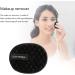 4 Reusable Round Makeup Remover Pads | 100% Microfiber Washable & Eco-Friendly Cotton | Deep Clean & Gentle for All Skin Types - Black - Buy Online on GoSupps.com