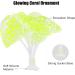 Buy VOCOSTE Silicone Glowing Aquarium Coral - Bright Yellow with Suction Cup | International Shipping Available - Buy Online on GoSupps.com