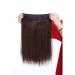 16" One Piece Secret Wire In Hair Extensions Synthetic Straight Hairpiece Natural Invisible Wire String - Medium Brown(Length:40CM Weight:90g)