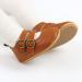 Baby Girls First Walking Shoes | Mary Jane PU Leather Princess Shoes | Anti-Slip Infant Baby Shoes 6-12 Months (Brown) - Buy Online on GoSupps.com