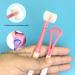 WILsem Tongue Scraper | Soft Silicone Tongue Brush for Deep Cleaning | Oral Care Tool in Blue - Buy Online on GoSupps.com