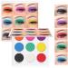 Rainbow Eyeshadow Palette - High Pigmented Colorful Eyeshadow Palette Black Red Blue Matte Eyeshadow Palette Professional Eyeshadow Cruelty-free Makeup Palette