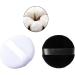 10 Pack Makeup Powder Puffs Pure Cotton Powder Puff 2.5inch Round Shape Cosmetic Applicator Puff for Powder Foundation Contouring Under Eyes and Corners(Black White) Black White - Buy Online on GoSupps.com