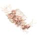 Minkissy hair comb for the pearl wedding wedding hair ridge gold bride headdress flower girl hair accessories hair sideways hairpise wedding women hair lady alloy stem rack medium pink