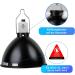 Repti Home 8.5 Terrarium Dome Lamp E27 - 250W Aluminum Reflector for Reptiles UVB & Ceramic Heat Lamp for Turtles - Buy Online on GoSupps.com