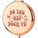 KEYCHIN Sour Album Pocket Mirror Rodrigo Fans Gifts Do You Get Deja Vu Sour Song Lyrics Compact Makeup Mirror for Women Girls Teenagers (Deja Vu -RG)