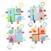 Combined toy for toddlers toddler toy newborn toys racial toys for newborn toys for the teething of babies crackling toy fabric book deliveries as shown medium