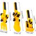 Bezavea Kids Construction Themed Cutlery Set - 3Pcs Toddler Fork and Spoon Utensil Set in Yellow | Perfect Gift for Boys and Girls - Buy Online on GoSupps.com