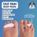 Dr. Frederick's Original Hammer Toe Gels - 2 Pairs | Hammer Toe Support for Men & Women | Joint Realignment & Cushioning - White 1 Loop Design - Buy Online on GoSupps.com
