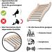 Shop 2x Hofmeister Ergonomic Sauna Backrest - High-Quality Linden Wood 51 cm Non-Slip Support Made in Europe - Buy Online on GoSupps.com