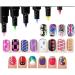 16PCS Nail Art Pen Painting Kit Drawing Dotting Nail Polish Pen 3d Nail Design Beauty Tools For Uv Gel Polish Assorted Colour - Buy Online on GoSupps.com
