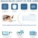 Buy AZORB 2 Pack Blue Light Blocking Glasses for Women - Round Retro Leopard Eyewear | International Shipping Available - Buy Online on GoSupps.com