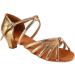Comfortable Gold Latino Dance Shoes for Girls - PU Soft 4cm Heel Size 35 EU | International Shipping Available - Buy Online on GoSupps.com