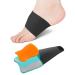 Plantar Fasciitis Relief Brace Orthotic Arch Support Sleeves Adjustable Orthotic Arch Cushioned Foot Arch Relief for Flat Feet Fallen Arches Low Arch High Arch Foot Swelling Achy Feet Problems M 8.5-12 / W 10-13 Black
