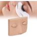 Vivid Half Face Makeup Head with 3 Pairs Removable Eyelids for Lash Extensions Practice Compact Lightweight Suitable for Display (Skin Color) - Buy Online on GoSupps.com