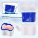 2 Denture Bath Case and 2 Denture Cleaner Brushes Retainer Denture Box Tophoniex Dentures Container with Basket Denture Holder for Travel Retainer Cleaning - Buy Online on GoSupps.com