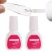 Nail Glue Nail Glue Extra Strong with Brush 30ml Nail Glue for Acrylic Nails Fast Dry Adhesive Bond Glue Brush On Nails Glue for Stick on Nails Long-Lasting Nail Glue for Fake Nails Gel 15ml x2