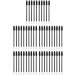Eyelash Brush Disposable Eye Lash Brush Double Ended 11.7cm Length Rounded Beveled Brush Soft for Eyebrow (Black) - Buy Online on GoSupps.com