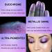 Minerals Eyeshadow Metallic Eyemazing Effect Intense Color Shifting Multichrome Sparkling Eyeshadow Glitter Highly Pigmented Electric Purple Duo Chrome Chameleon Eyeshadow Electric Purple #6c - Buy Online on GoSupps.com