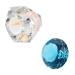 Beavorty 1Pc nail art crystal cup diamond dappen dish liquid powder dappen dish Crystal Dappen Dish Dappen Dish Bowl glass containers with lids glass tumbler Acrylic cover White crystal 5.5x5.5cm Blue