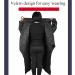 Winter Thicken Wheelchair Warmer Blanket Windproof Fleece Lined Cozy Leg Cover with Zipper for Leg Lower Body Warm for Wheelchair Users Black Half body - Buy Online on GoSupps.com
