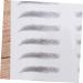 NOLITOY 2pcs 3d Eyebrow Stickers Makeup Stickers Natural -like Eyebrow Transfer Stickers 6d Tool Water Proof - Buy Online on GoSupps.com