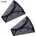 2Pcs Kids Seat Belt Adjuster & Adult Safety Cover - Grey | Harness Strap Positioner & Adjustment Holder for Car Seat Belts - Buy Online on GoSupps.com