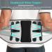VitalVibe Lumbar Support Belt for Back Pain Relief - Adjustable XX-Large Back Brace for Men & Women - Gray - Buy Online on GoSupps.com