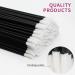 200PCS Disposable Lip Brush Wands - Beauty Tools for Lipstick Makeup Black Hollow Handle - Buy Online on GoSupps.com