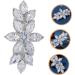 FRCOLOR Diamonds Hair Clip hair clip Crystal hair bride clip french barrette rose hair bride hair clip women hair barrettes wedding Big Claws Miss Bridal Rhinestones Hair Clip - Buy Online on GoSupps.com