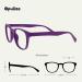 Opulize Pop Round Purple Reading Glasses with Spring Hinges | Scratch Resistant | Men Women | +1.00 Magnification - Buy Online on GoSupps.com