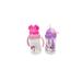 Disney Cudlie Minnie Mouse Baby Girl Sippers - 2 Pack, 6 Oz with Handles, Pop Up Straw, Character Molded Lid - Pink & Purple - 2 Count - Buy Online on GoSupps.com